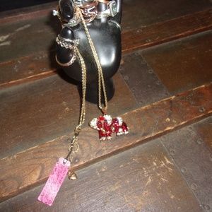 Betsey Johnson Jewelry - Betsey Johnson Mama and Baby Elephant Necklace NWT Betsey Johnson Jewelry - Betsey Johnson Mama and Baby Elephant Necklace NWT
